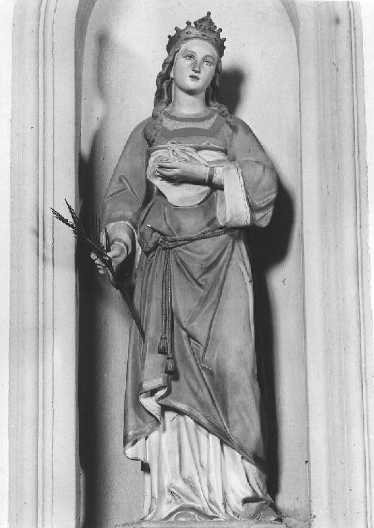 Santa Lucia (statua) - produzione Italia settentrionale (fine/inizio secc. XIX/ XX)