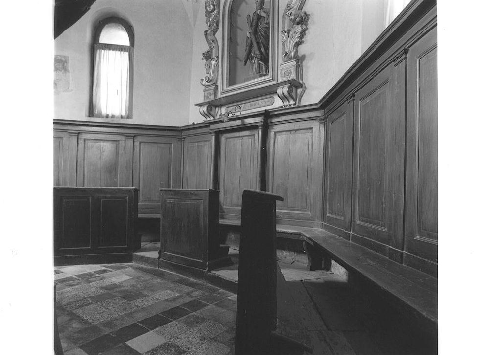 stalli del coro - ambito piacentino (sec. XIX)