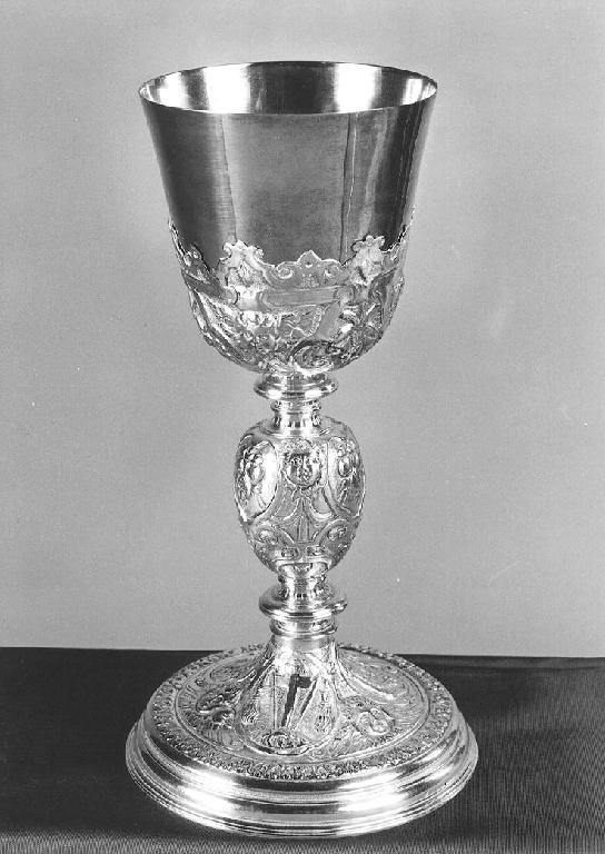 calice - ambito parmense-piacentino (seconda metà sec. XIX)