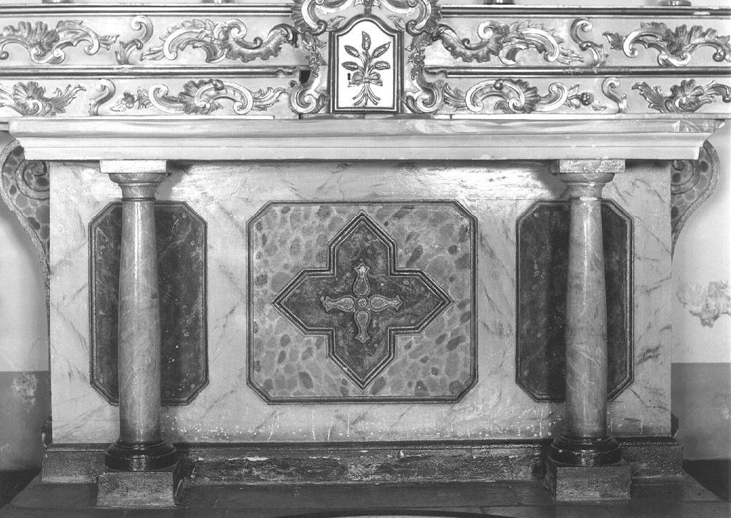 altare - ambito parmense-piacentino (sec. XIX)