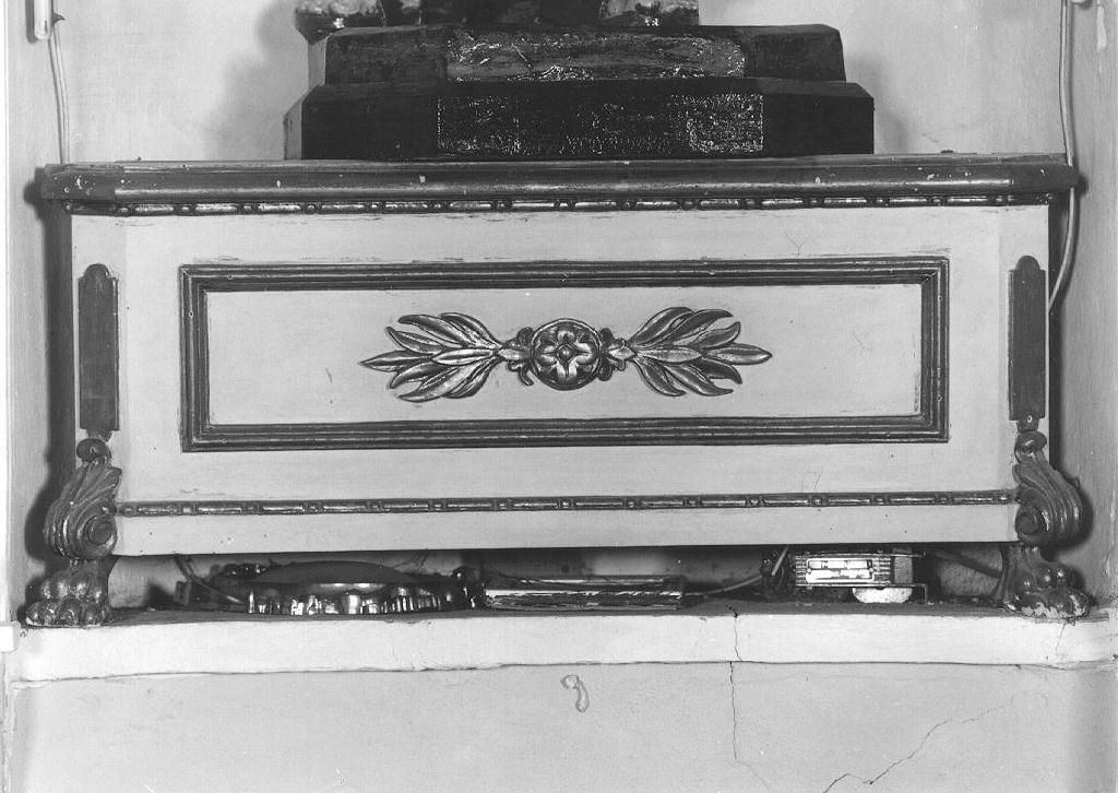 piedistallo di statua - ambito parmense-piacentino (seconda metà sec. XIX)