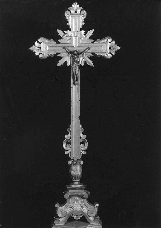 croce d'altare - ambito piacentino (prima metà sec. XIX)