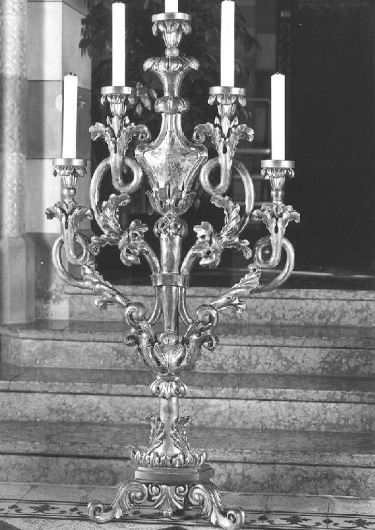 candeliere - ambito Italia centrale (prima metà sec. XVIII)