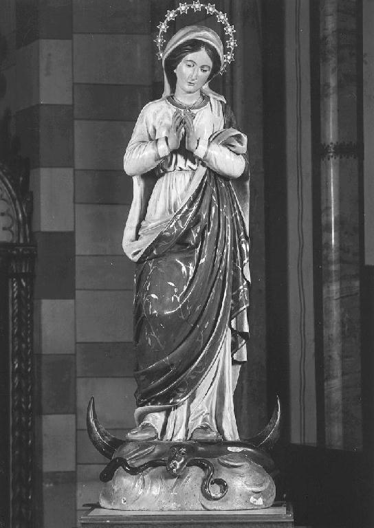 Madonna Immacolata (statua) - ambito emiliano-lombardo (ultimo quarto sec. XIX)