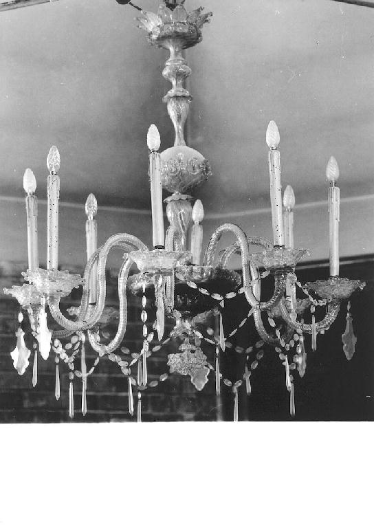 lampadario - a bracci - ambito veneto (prima metà sec. XIX)