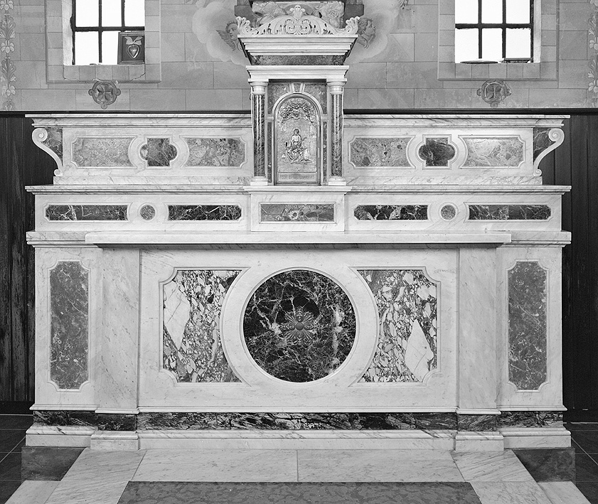 altare maggiore - ambito piacentino (inizio sec. XX)