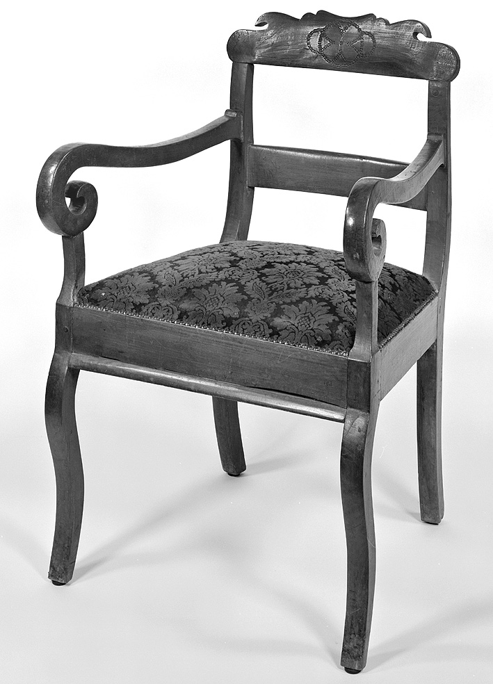 poltroncina - ambito piacentino (sec. XIX)