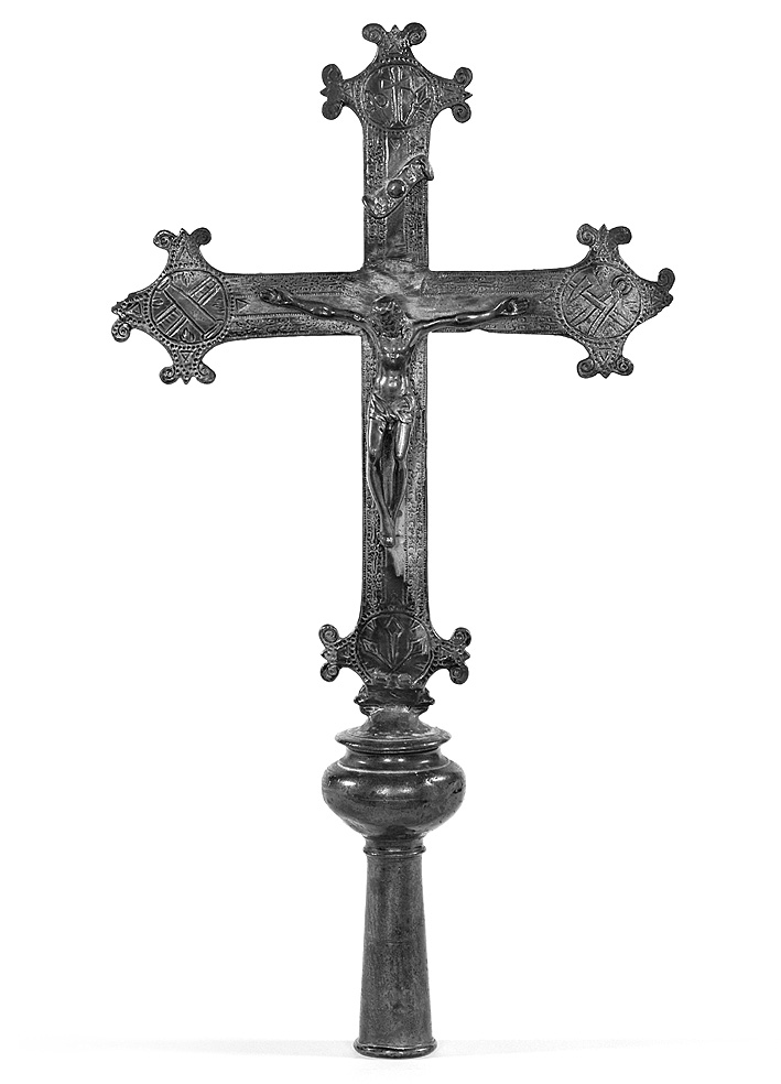 croce processionale - ambito emiliano-lombardo (sec. XVII)