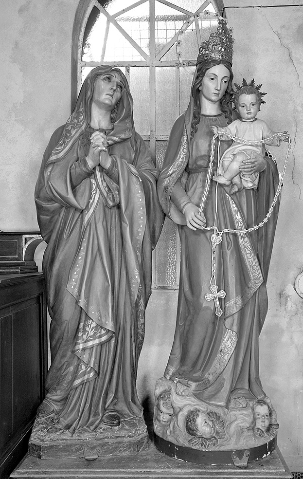 Madonna del Rosario (statua) - produzione Italia settentrionale (primo quarto sec. XX)