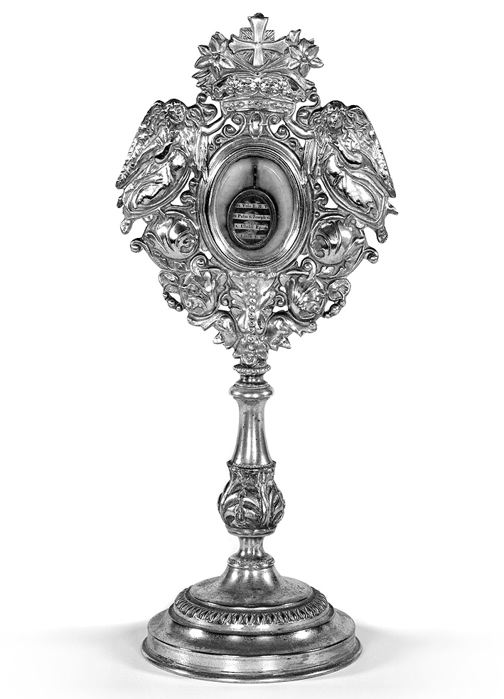 reliquiario - a ostensorio di Bigotti (fine/inizio secc. XIX/ XX)