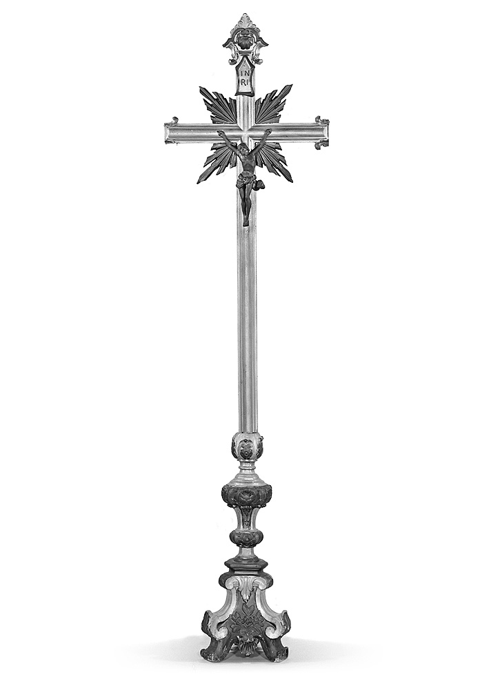 croce d'altare - ambito piacentino (sec. XIX)