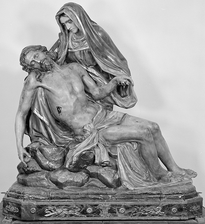Pietà (gruppo scultoreo) di Ditta Nardini (sec. XX)