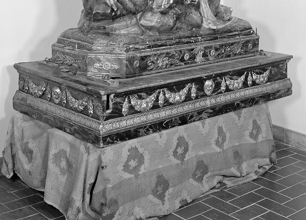 base processionale - ambito piacentino (seconda metà sec. XIX)