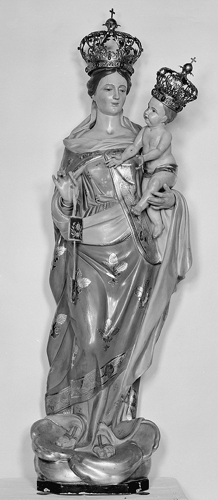 Madonna del Carmelo (statua) di Geernaert Jan Hermansz (bottega) (seconda metà sec. XVIII)