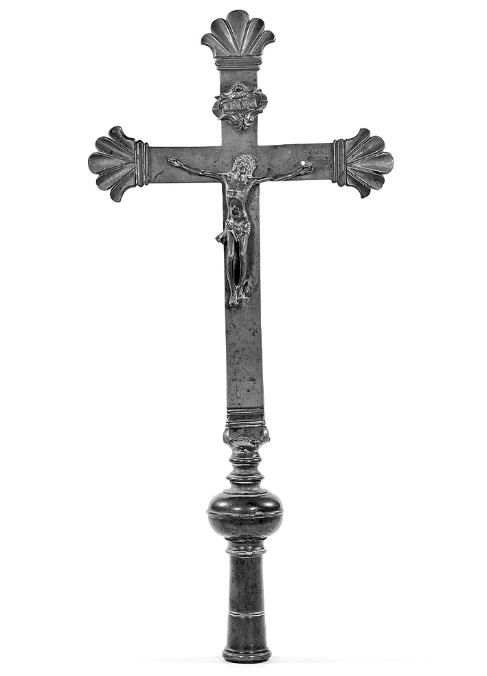 croce processionale - produzione Italia settentrionale (sec. XIX)