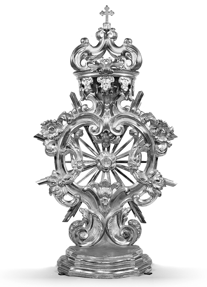 tronetto per esposizione eucaristica - ambito piacentino (seconda metà sec. XVIII)