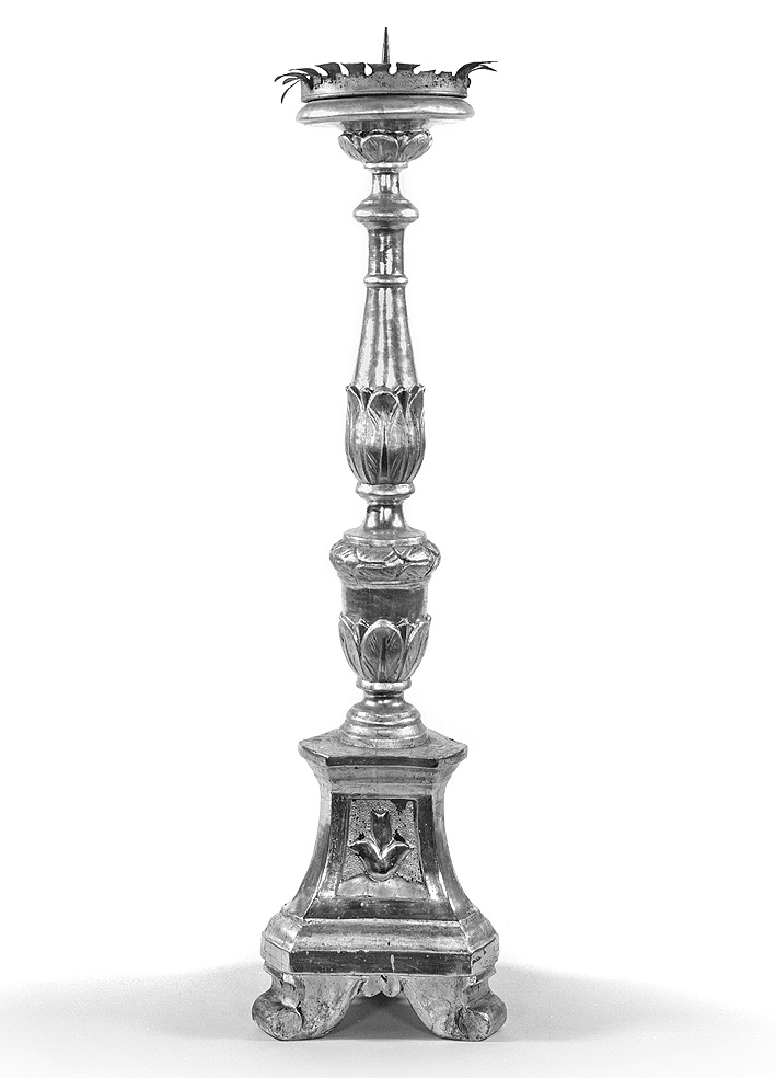 candeliere, serie - ambito piacentino (prima metà sec. XIX)