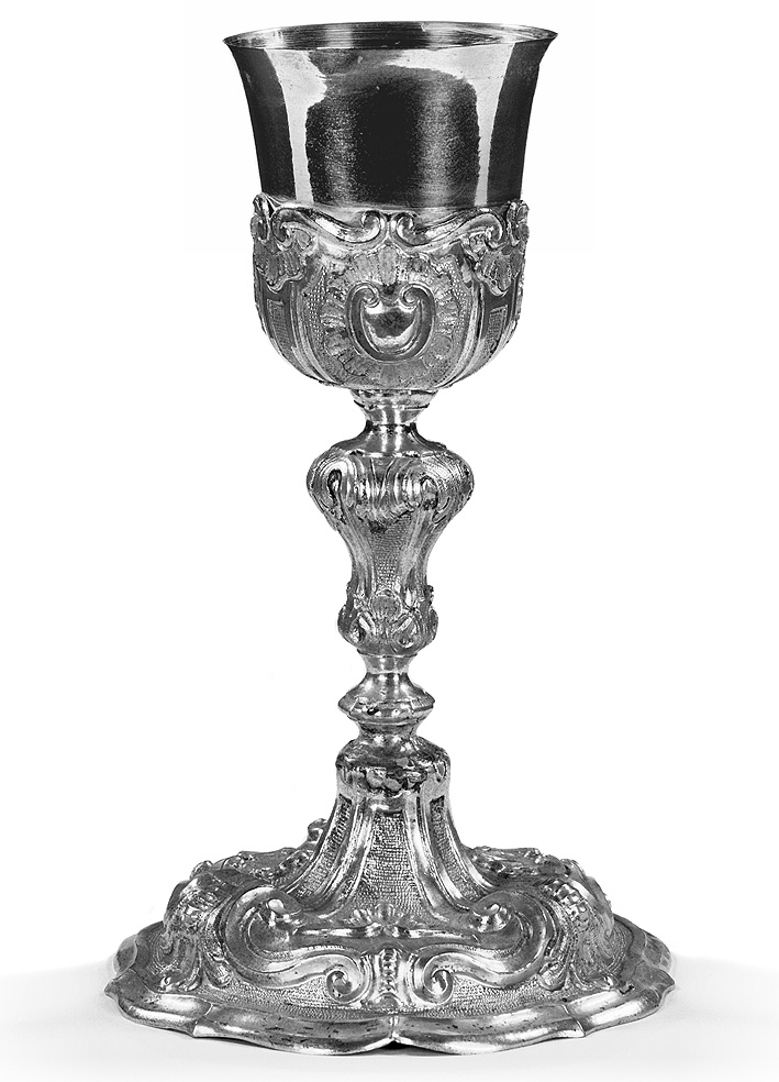 calice - ambito piacentino (seconda metà sec. XVIII)