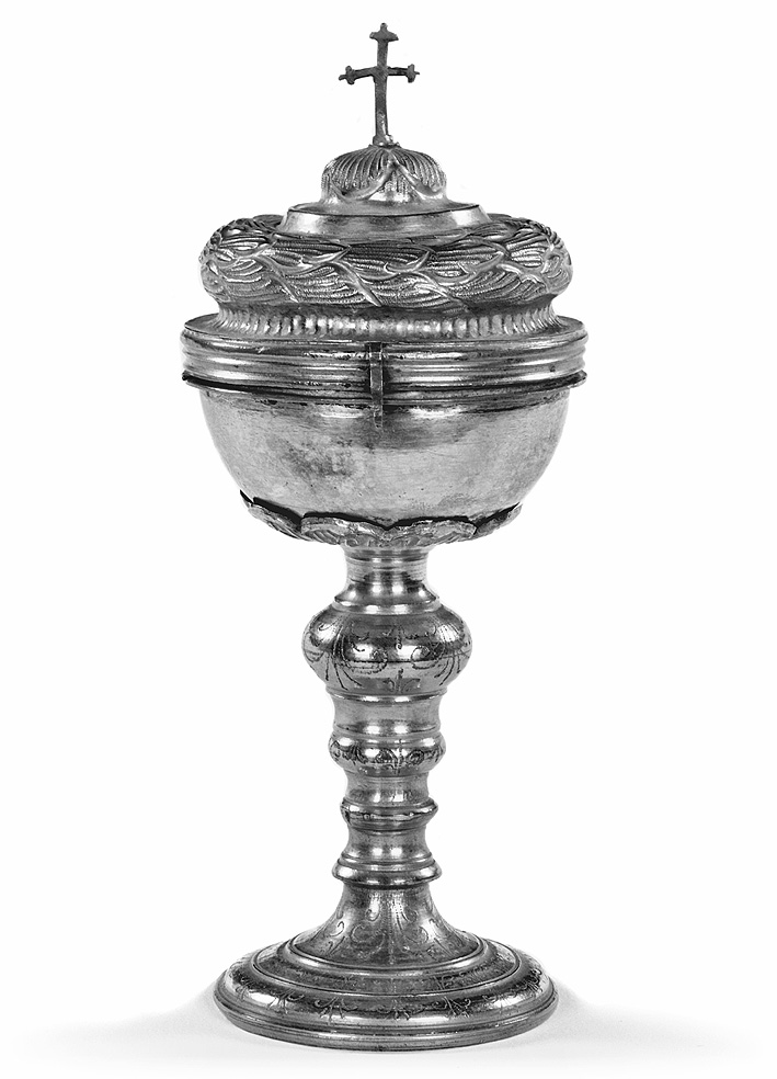 pisside da viatico - ambito piacentino (sec. XIX)