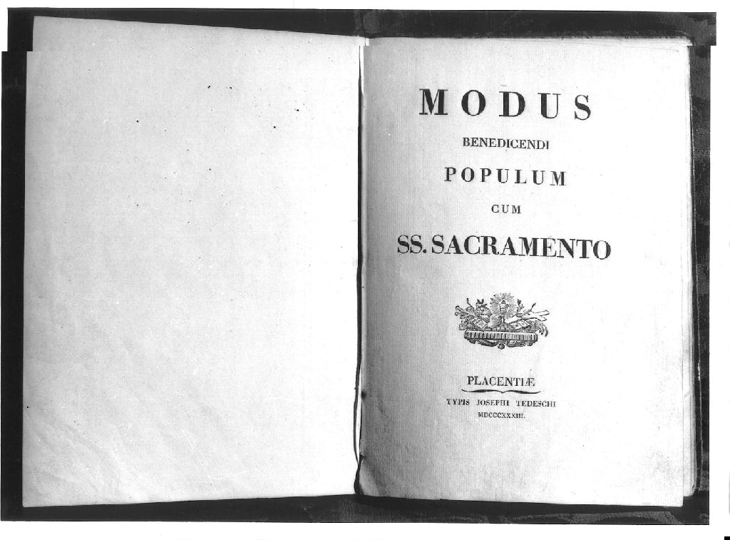 coperta di libro liturgico di Tedeschi Giuseppe (sec. XIX)