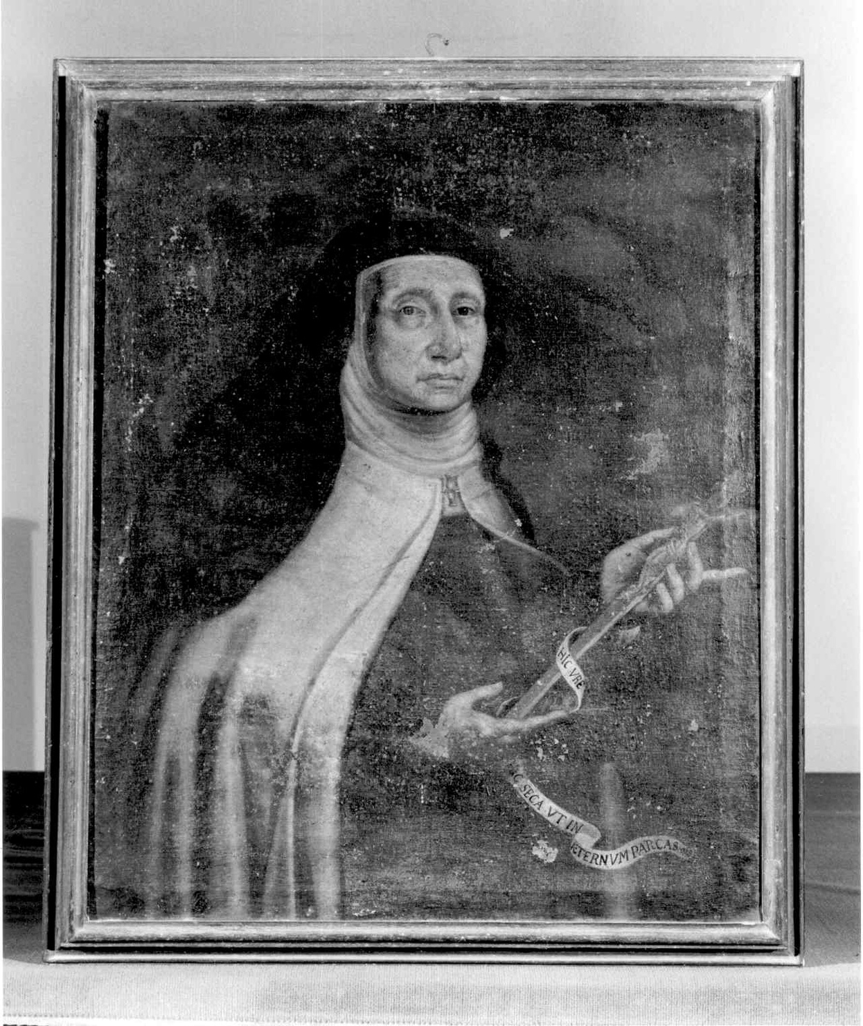 RITRATTO DI MADRE MARIA FRANCESCA DEL SANTISSIMO SACRAMENTO (dipinto) di Rizzi Marco Antonio (sec. XVIII)