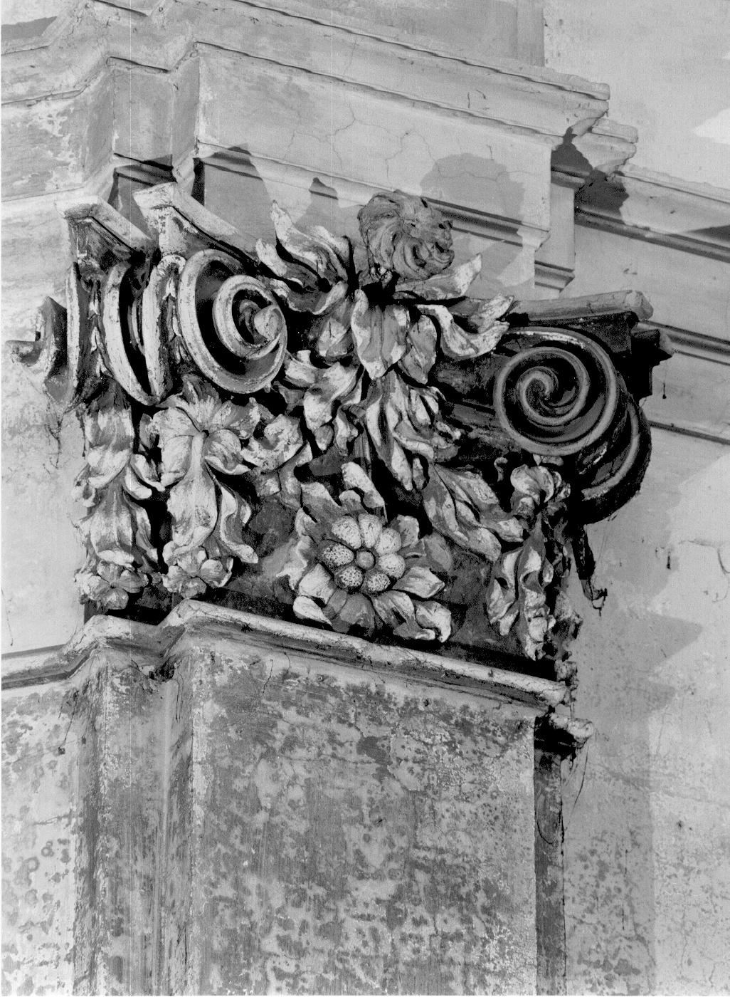 capitello composito, serie di Zanoni Pietro (sec. XVIII)