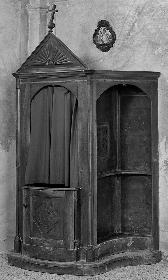 confessionale - ambito piacentino (sec. XIX)