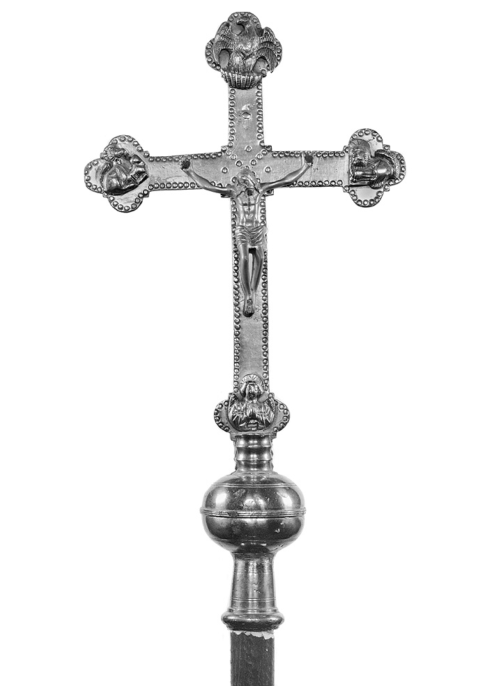 croce processionale - ambito piacentino (sec. XIX)