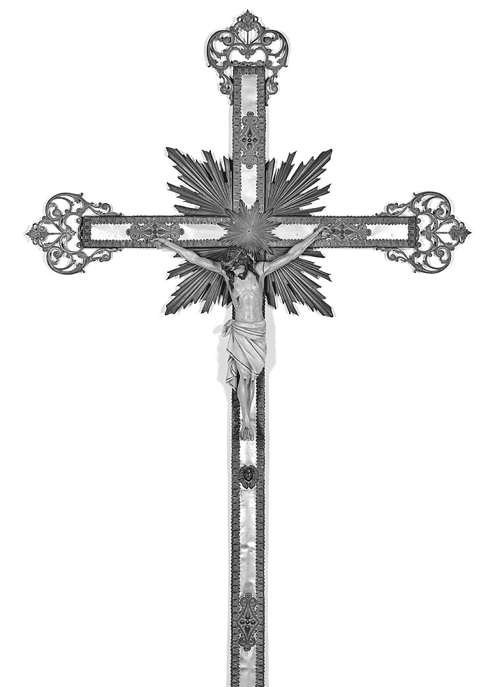 croce processionale - produzione Italia settentrionale (ultimo quarto sec. XIX)