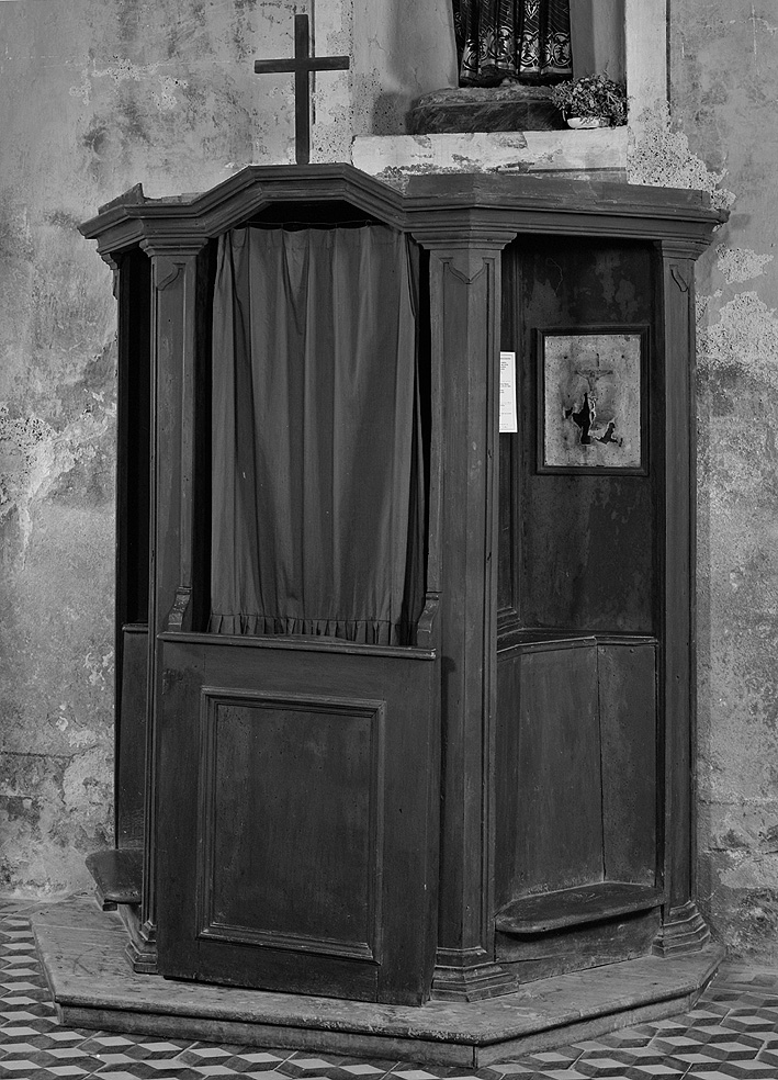 confessionale - ambito piacentino (sec. XIX)