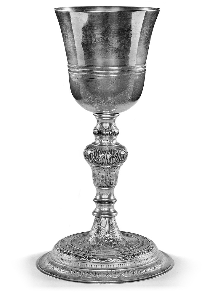 calice - ambito piacentino (seconda metà sec. XIX)