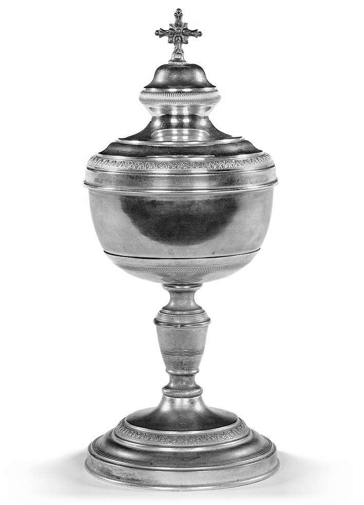 pisside - ambito piacentino (ultimo quarto sec. XIX)