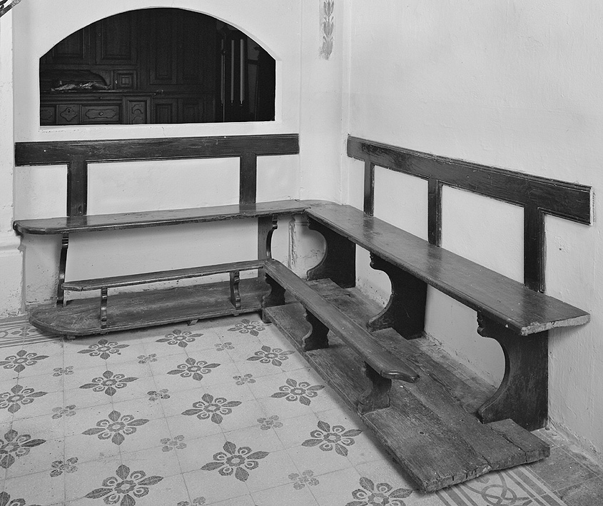 banco da chiesa, serie - ambito piacentino (sec. XIX)
