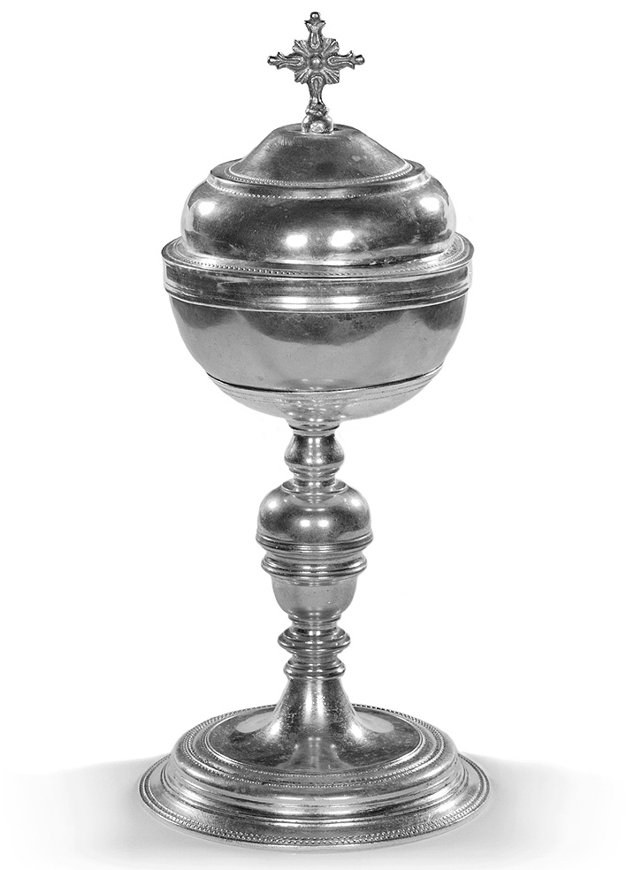 pisside - ambito piacentino (seconda metà sec. XIX)