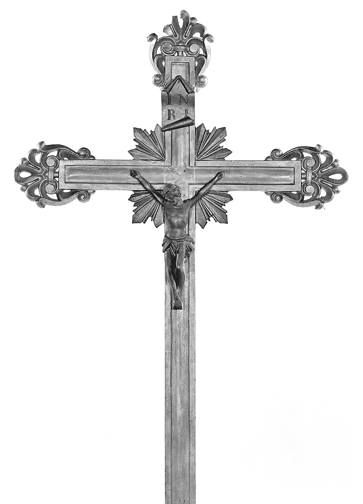 croce d'altare - ambito piacentino (sec. XIX)