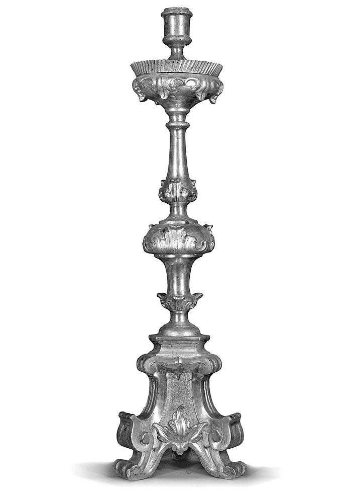 candeliere, serie - ambito piacentino (seconda metà sec. XVIII)