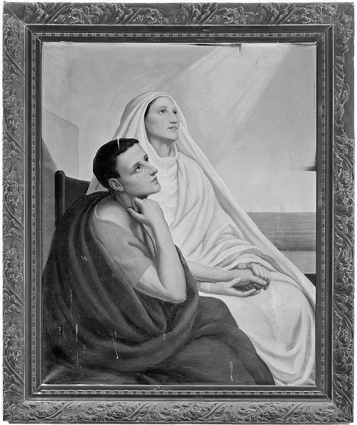 Sant'Agostino e Santa Monica (dipinto) - ambito piacentino (primo quarto sec. XX)