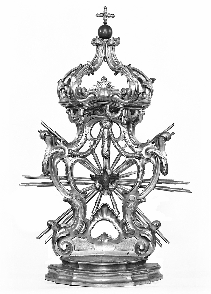 tronetto per esposizione eucaristica - ambito piacentino (seconda metà sec. XVIII)