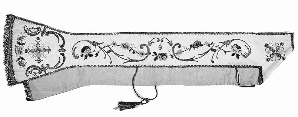 stola - manifattura italiana (fine/inizio secc. XIX/ XX)