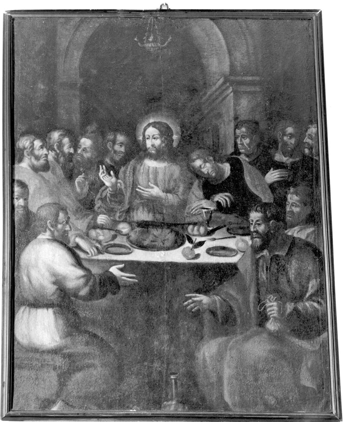 Ultima cena (dipinto) - ambito piacentino (prima metà sec. XVII)