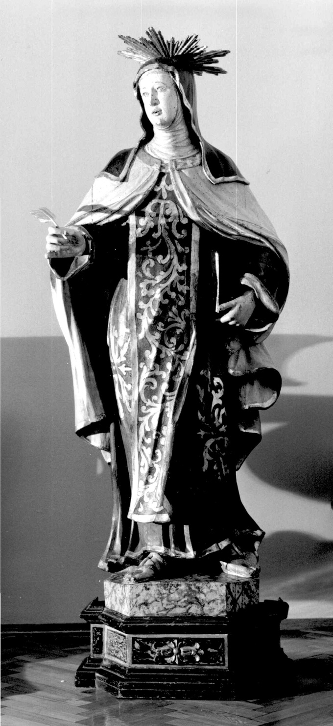 Santa Teresa d'Avila (statua) di Bianchi Giuseppe (sec. XVIII)
