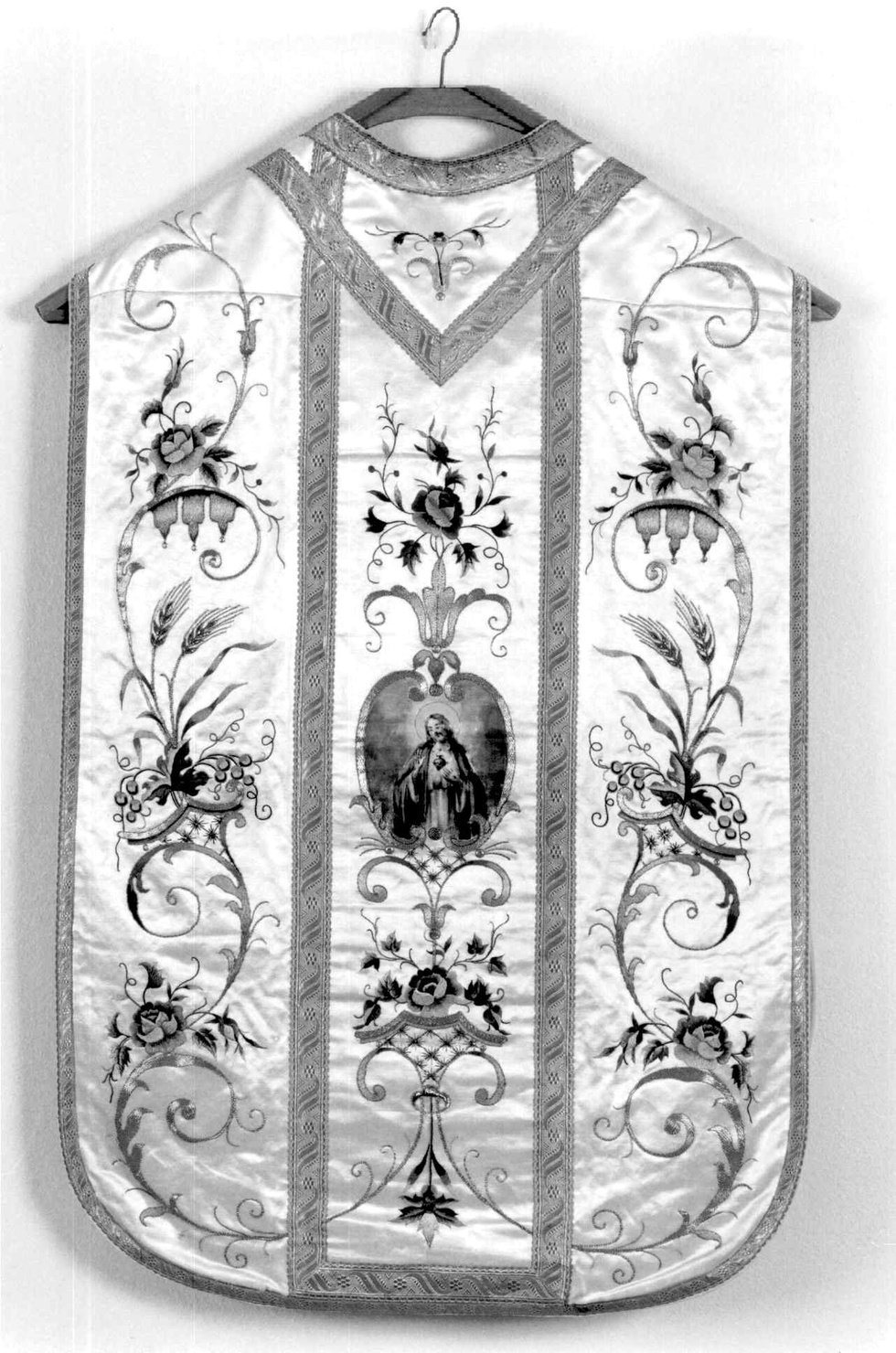 paramento liturgico, insieme - manifattura italiana (seconda metà sec. XIX)