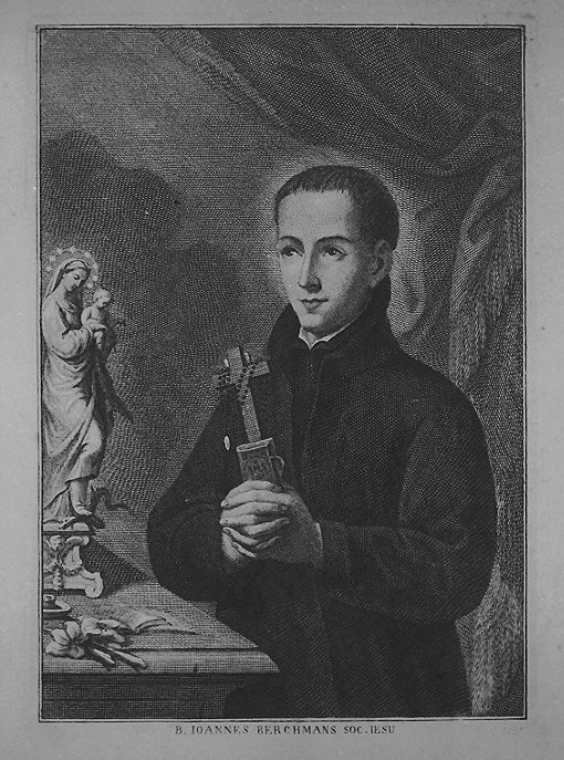 San Giovanni Berchmans (stampa) - ambito italiano (fine/inizio secc. XVIII/ XIX)