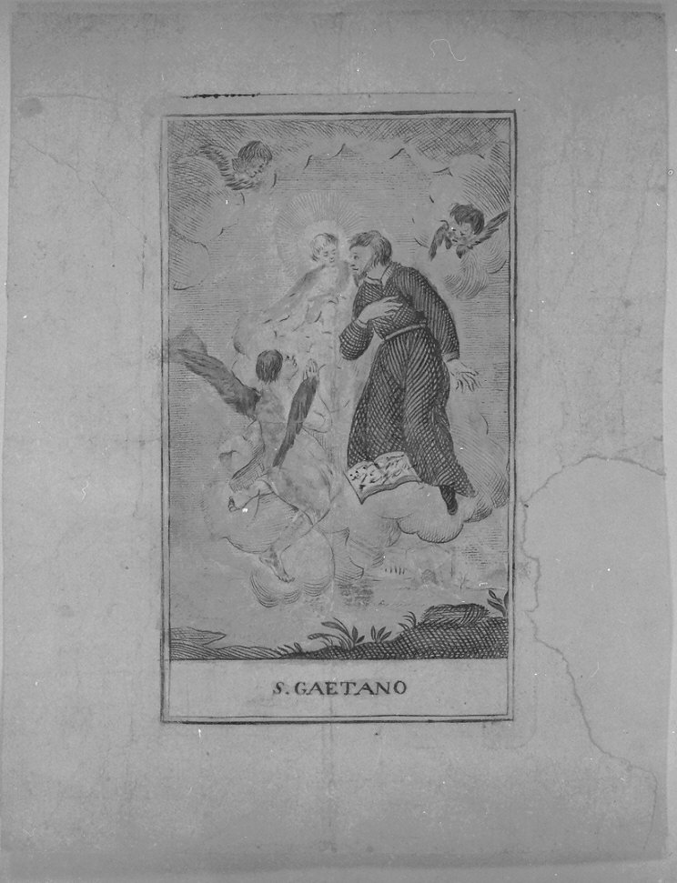 San Gaetano (stampa) - ambito italiano (fine/inizio secc. XVIII/ XIX)