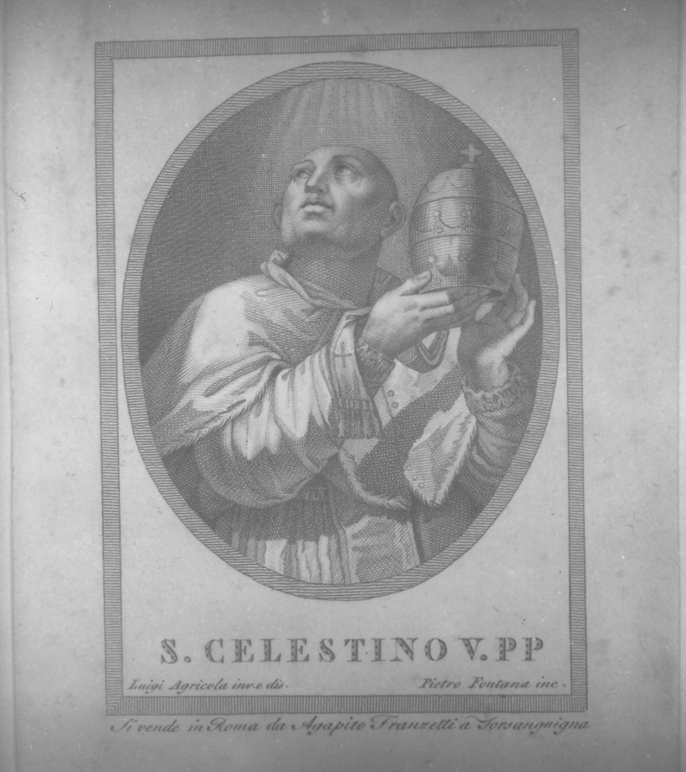 San Celestino (stampa, serie) di Fontana Pietro, Agricola Luigi (fine sec. XVIII)
