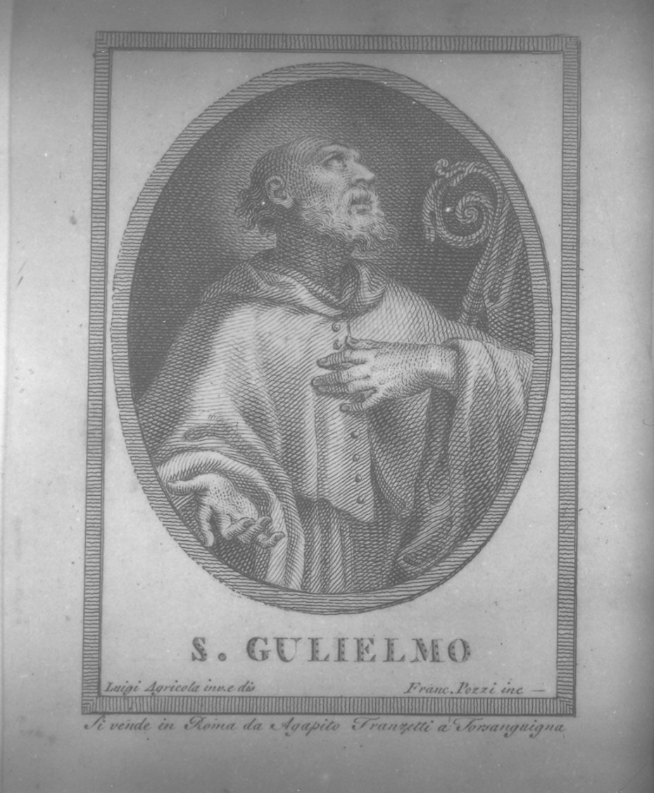 San Guglielmo (stampa, serie) di Pozzi Francesco, Agricola Luigi (fine sec. XVIII)