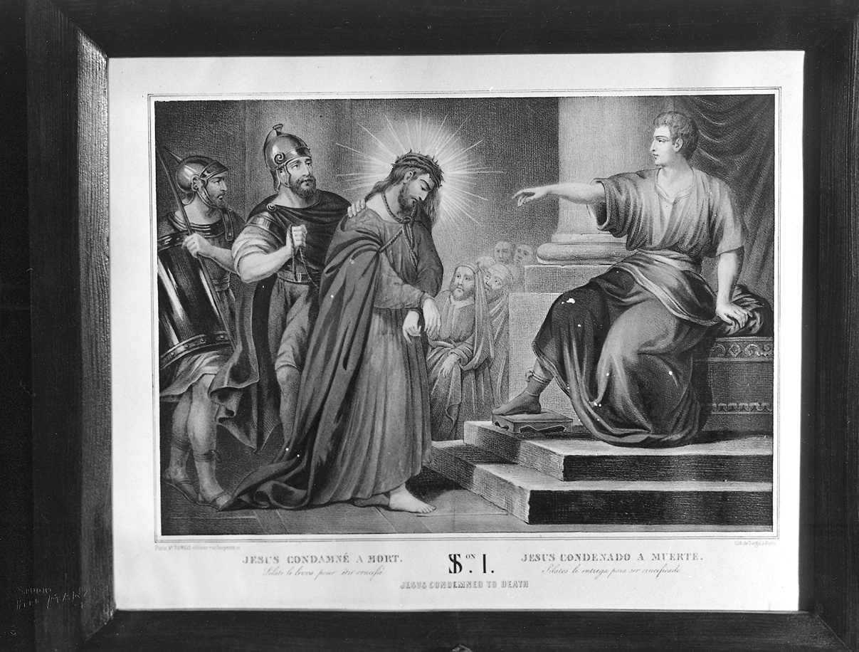 stazioni della via crucis (stampa, serie) di Turgis (fine sec. XIX)