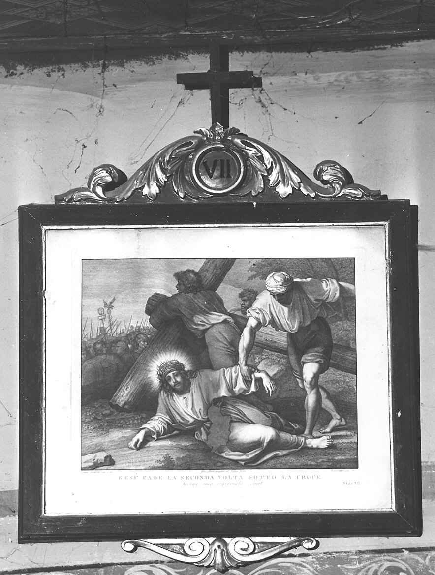 stazioni della via crucis (stampa, serie) di Sabatelli Luigi, Eredi Benedetto (metà sec. XIX)