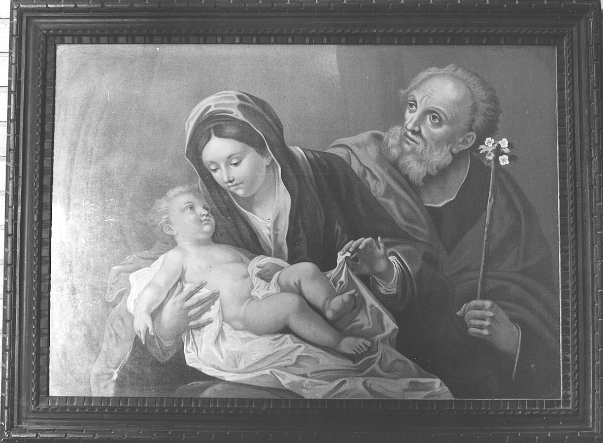 Sacra Famiglia (stampa) - ambito italiano (fine/inizio secc. XIX/ XX)