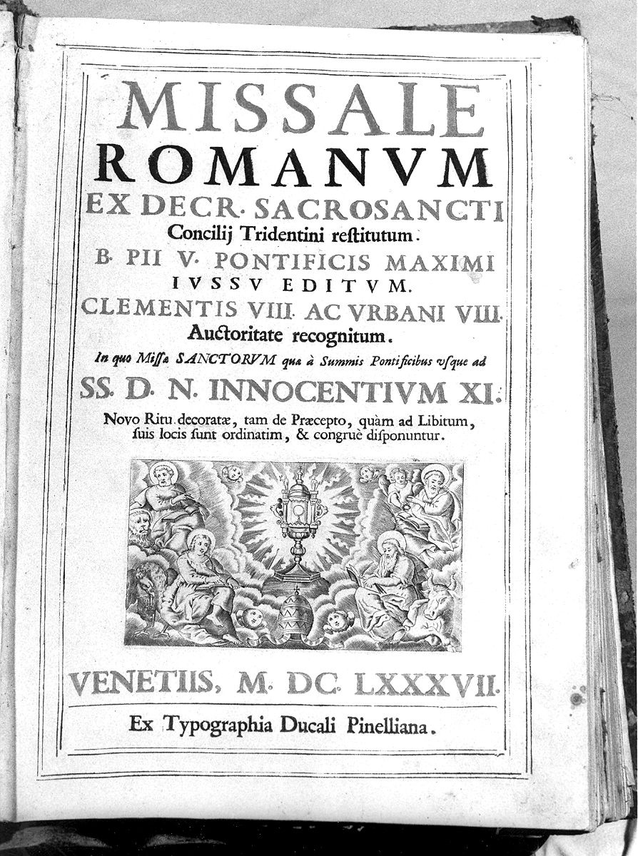 ostensorio (stampa, elemento d'insieme) - ambito veneto (ultimo quarto sec. XVII)